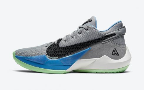 Nike Zoom Freak 2 Particle Grey Blue Beyond Black CK5424-004