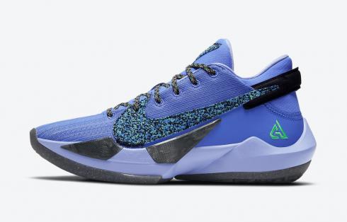 Nike Zoom Freak 2 Play For The Future Purple Neon Green CK5424-500