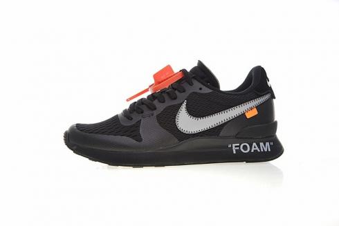 Off White x Nike Internationalist LT17 Black Gray Shoes AA2087-001