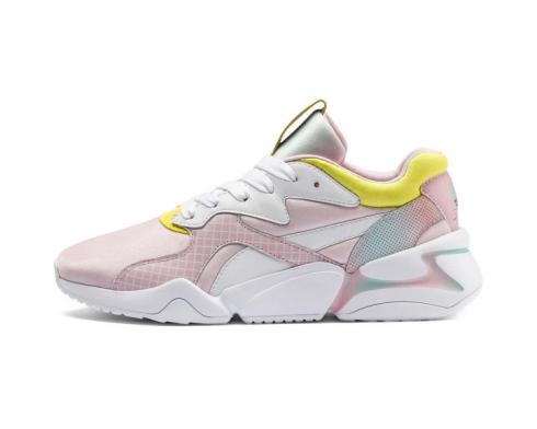 Puma Barbie x Womens Nova Orchid Pink White Womens Shoes 370721-01