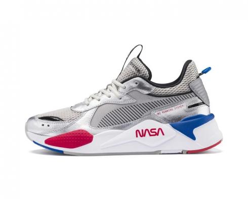 Puma NASA x RS-X Space Agency Argent Gris Chaussures Pour Hommes 372511-01