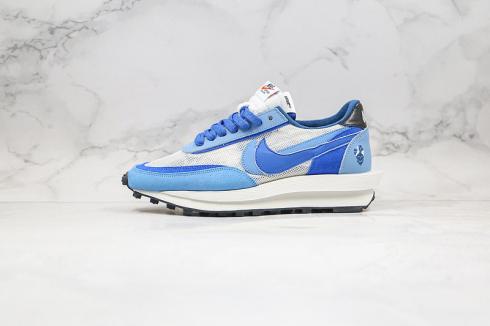 Sacai x Nike LVD Waffle Daybreak Bleu Bleu clair Blanc BV2552-401