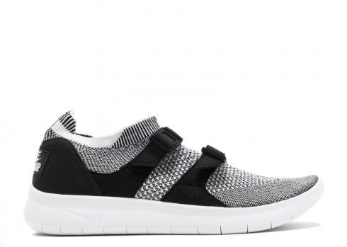 W Air Sockracer Flyknit White Black 896447-002