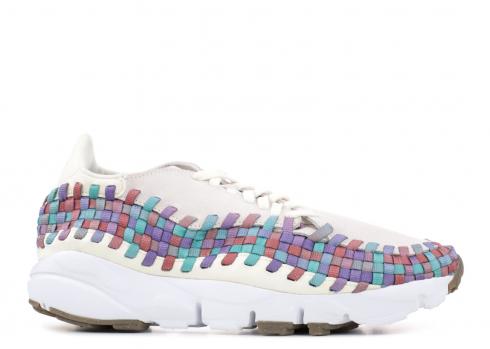 Womens Nike Air Footscape Woven White Sail Stardust Red 917698-100