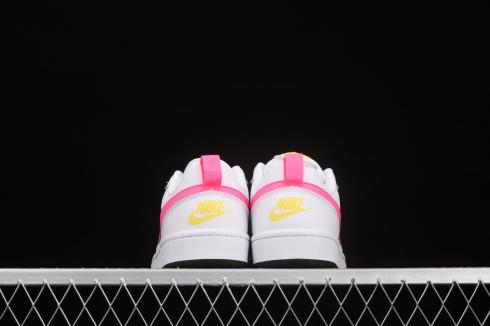 Womens Nike Court Borough Low 2 White Pink Shoes BQ5448 108 Nike