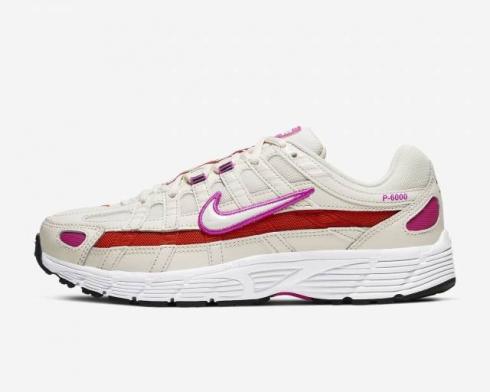 Damskie Nike P-6000 Essential Pale Ivory Fire Pink CW1351-100