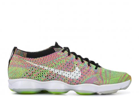 女款 Flyknit Zoom Agility Elctrc Pw 粉紅色、黑色、綠色、白色 698616-002