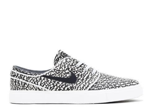 Zoom Stefan Janoski Asphalt Road Platinum White Black Pure 725074-006