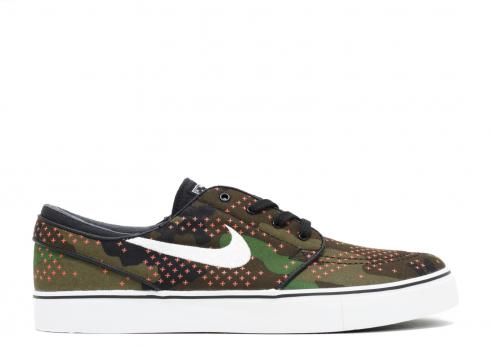 Zoom Stefan Janoski Canvas Prm Crimson White Bright Black Iguana 705190-216