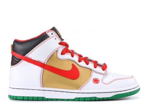 Dunk High Pro SB Money Cat White Red Chile 305050-162