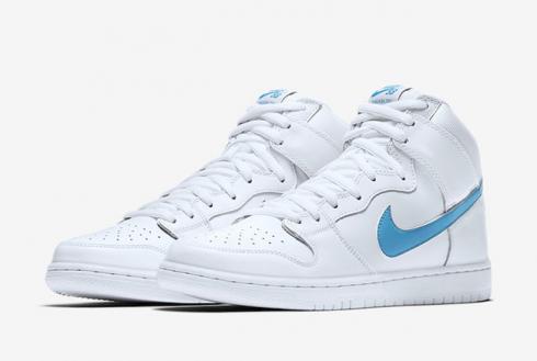 Nike DUNK SB High סקייטבורד יוניסקס נעלי סגנון חיים לבן כחול 313171