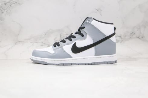 Nike SB Dunk High Pro Ligeht אפור לבן שחור נעליים 854851-006