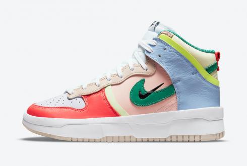 Nike SB Dunk High Up Pastelli Cashmere Verde Rumore Pale Coral DH3718-700