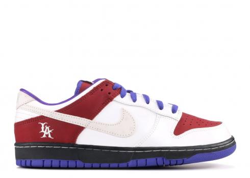 Dunk Low Id White Dunk Los Angeles Paars Wit Mosterd 313466-992