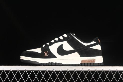 LV x Nike SB Dunk Low Suede Cream White Brown FC1688-147
