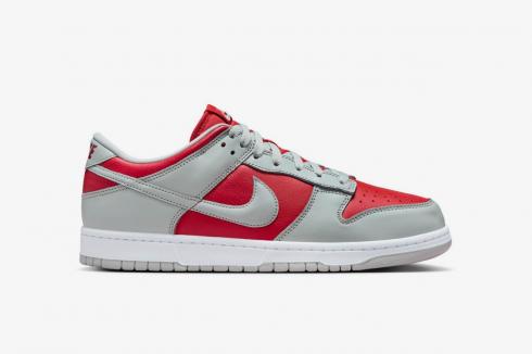 Nike Dunk Low FQ6965-600 White Varsity Red Silver