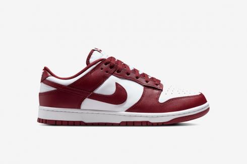 Nike Dunk Low Retro DV0833-115 White Redwood Red Gym