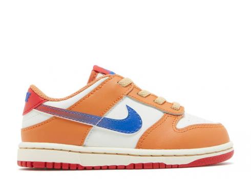 Nike Dunk Low Td Hot Curry University Sail Royal Game Red DH9761-101
