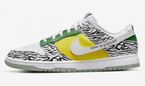 Nike SB Dunk Low Doernbecher Zoe White Black Green Yellow DR7305-100