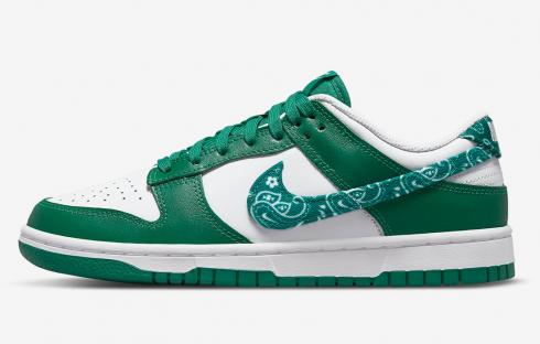 Nike SB Dunk Low Essential Paisley Pack Verde Bianco DH4401-102