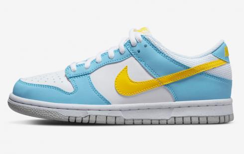 Nike SB Dunk Low GS Next Nature Homer Simpson Blue Chill Yellow Strike DX3382-400