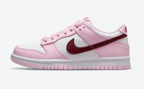 Nike SB Dunk Low GS Valentinsdag Hvid Pink Sort CW1590-601