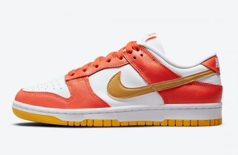 Nike SB Dunk Low Golden Orange White Gold Shoes DQ4690-800