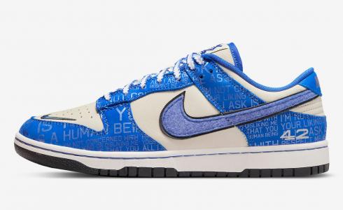 *<s>Buy </s>Nike SB Dunk Low Jackie Robinson Racer Blue Coconut DV2122-400<s>,shoes,sneakers.</s>