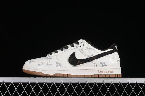 Nike SB Dunk Low LV Off White Donkerbruin Zilver DQ1098-341