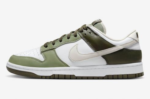 Nike SB Dunk Low Oil Green Cargo Khaki White Light Bone FN6882-100