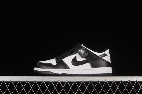 buty dziecięce Nike SB Dunk Low Pro czarne białe CW1590-105