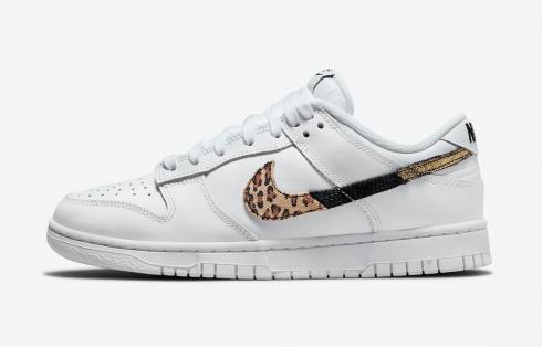 vintage nike air runners black friday shoes - - Color DD7099 - Nike SB Dunk Low Animal Swoosh White Leopard Multi - 100