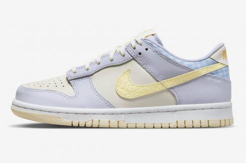 Nike SB Dunk Low SE GS Pascua Oxígeno Púrpura Citron Tint Verano Blanco FJ4641-536