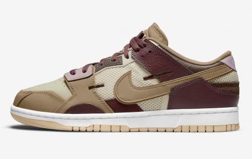 *<s>Buy </s>Nike SB Dunk Low Scrap Latte Light Stone Brown Pink DH7450-100<s>,shoes,sneakers.</s>