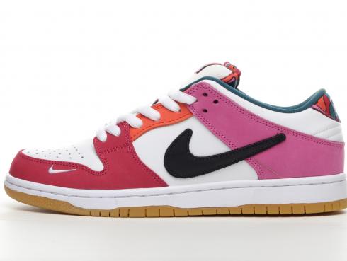 Nike SB Dunk Low Sunset Pulse Fire Pink Gym Red Mokka Royal Blue