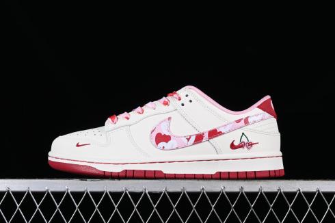 Nike SB Dunk Low Valentine's Day Pink Red Off White FC1688-118