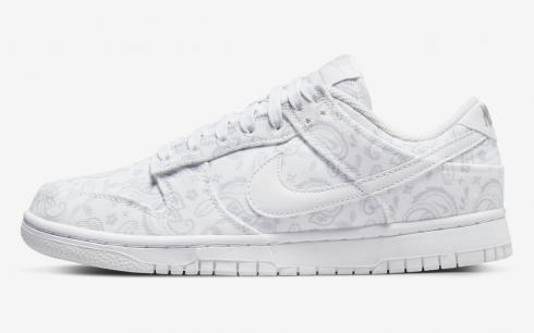 Nike SB Dunk Low White Paisley Grey cipele za maglu DJ9955-100