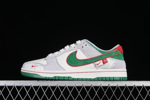 Nike SB Dunk Low Year of the Dragon Grey Green Red CR8033-505