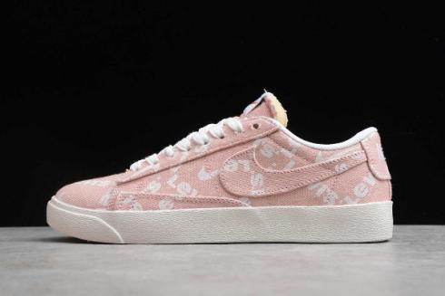 2020 Levis x Nike Donna Blazer Low Pink Rose White BQ4808-005