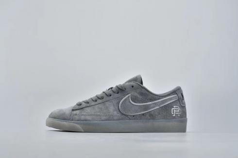 des chaussures de course Nike Blazer Low SD Dark Grey Black pour hommes et femmes 454471-900
