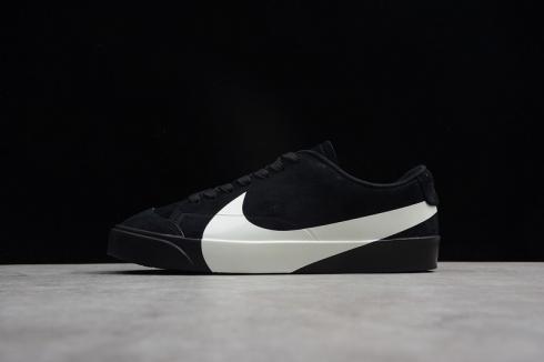 Nike Blazer City Low XS Preto Branco Sapatos Casuais AV2253-001
