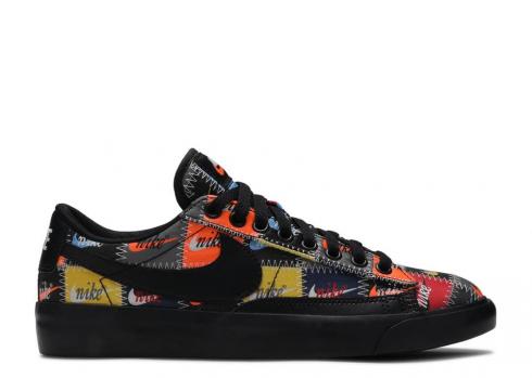 Nike Blazer Düşük Patchwork Renkli Çok Siyah CI9888-001,ayakkabı,spor ayakkabı