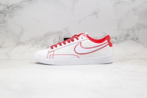 Nike SB Blazer Low LX 3M White Red Running Shoes AV9371-815