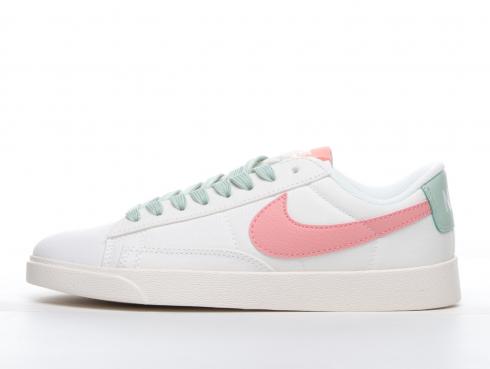 Nike SB Blazer Low LX Weiß Bleached Coral Red Frosted Grass Green AV9371-605