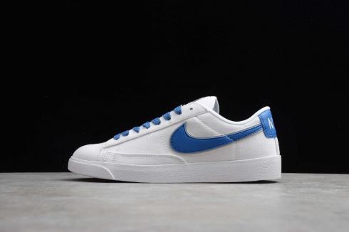 Nike SB Blazer Low LX Putih Biru Reflektif Perak AV9371-413