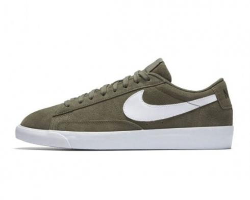 Nike SB Blazer Low Medium Olive Green Chaussures Pour Hommes 371760-209