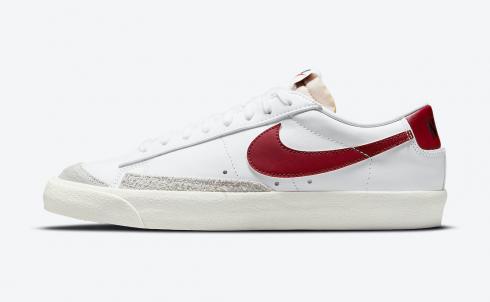 Nike SB Blazer Low Team rdeče belo sive čevlje za prosti čas DA6364-102