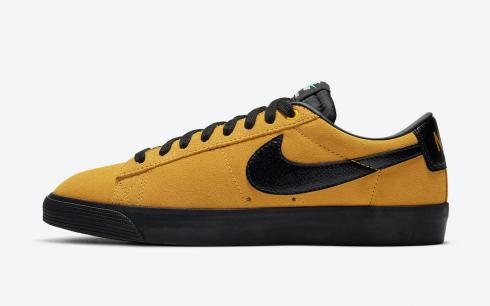 Nike SB Blazer Low University Gold mustavalkoiset kengät 704939-700