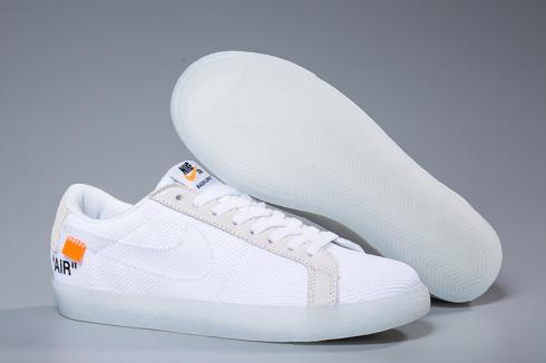 OFF WHITE X Nike Blazer Low GT SB 鞋款 Whitw 全橘色