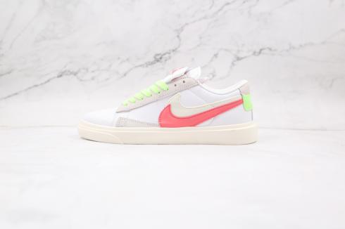 Sacai x Nike SB Blazer Low White Pink Green BV0076-106